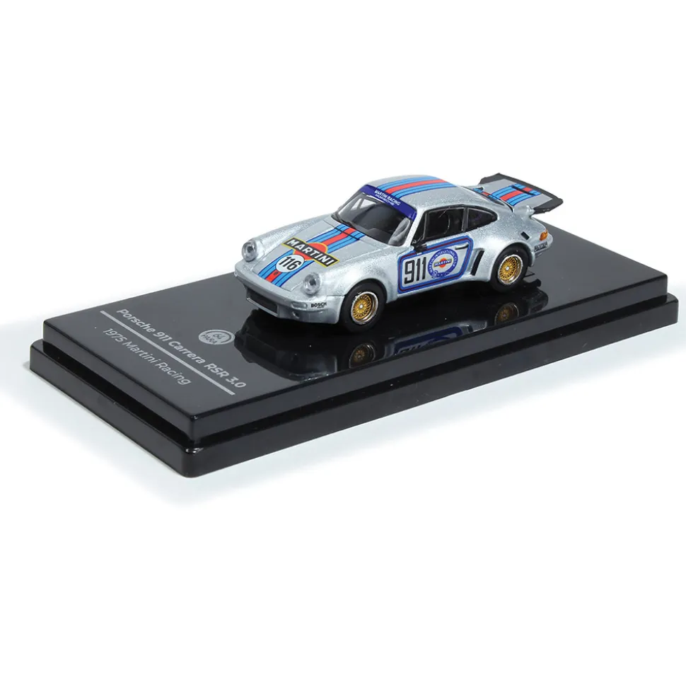 1974 Porsche 911 3.0 RSR - Martini 1:64 Scale Diecast Model Car by Paragon Models