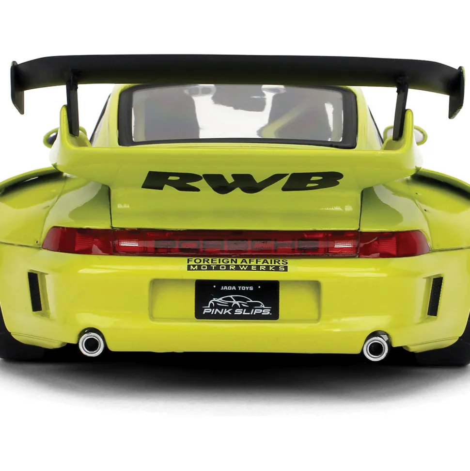 Porsche RWB Genki - Yellow 1:18 Scale Diecast Model Car by Pink Slips
