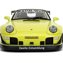 Porsche RWB Genki - Yellow 1:18 Scale Diecast Model Car by Pink Slips