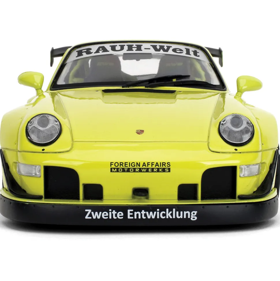 Porsche RWB Genki - Yellow 1:18 Scale Diecast Model Car by Pink Slips