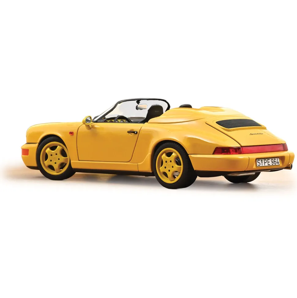 1993 Porsche 911 Speedster - Speed Yellow 1:18 Scale Diecast Model Car by Norev