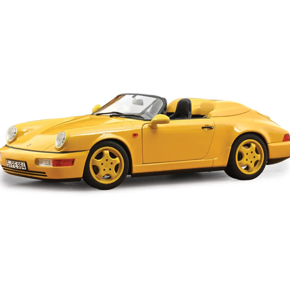 1993 Porsche 911 Speedster - Speed Yellow 1:18 Scale Diecast Model Car by Norev