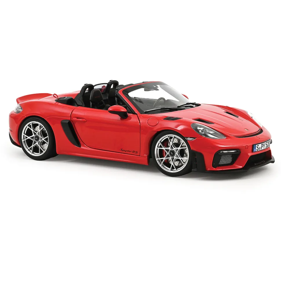 2023 Porsche 718 Spyder RS - Guards Red 1:18 Scale Diecast Model Car by Norev
