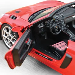 2023 Porsche 718 Spyder RS - Guards Red 1:18 Scale Diecast Model Car by Norev