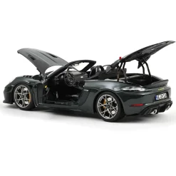 2023 Porsche 718 Spyder RS w/ Weissach Pack - Forest Green 1:18 Scale Diecast Model Car by Norev