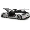 2023 Porsche 718 Spyder RS w/ Weissach Pack - Silver 1:18 Scale Diecast Model Car by Norev