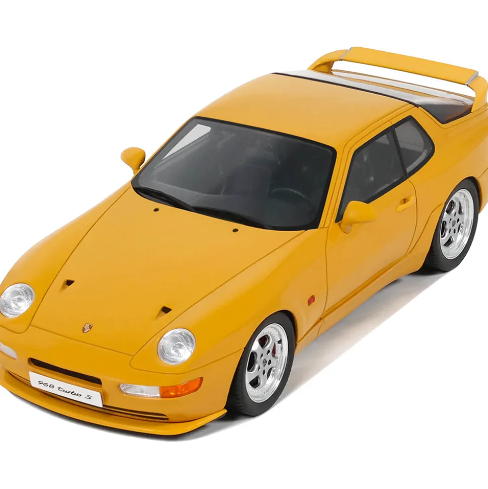 1993 Porsche 968 Turbo S - Yellow 1:18 Scale Cast Resin Model Car by GT Spirit