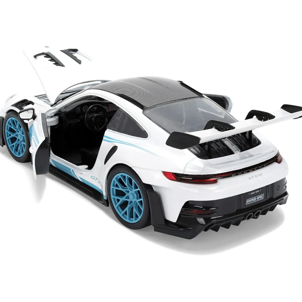 2007 Porsche 911 Turbo 997 - White #12 1:24 Scale Diecast Model Car by Jada Toys