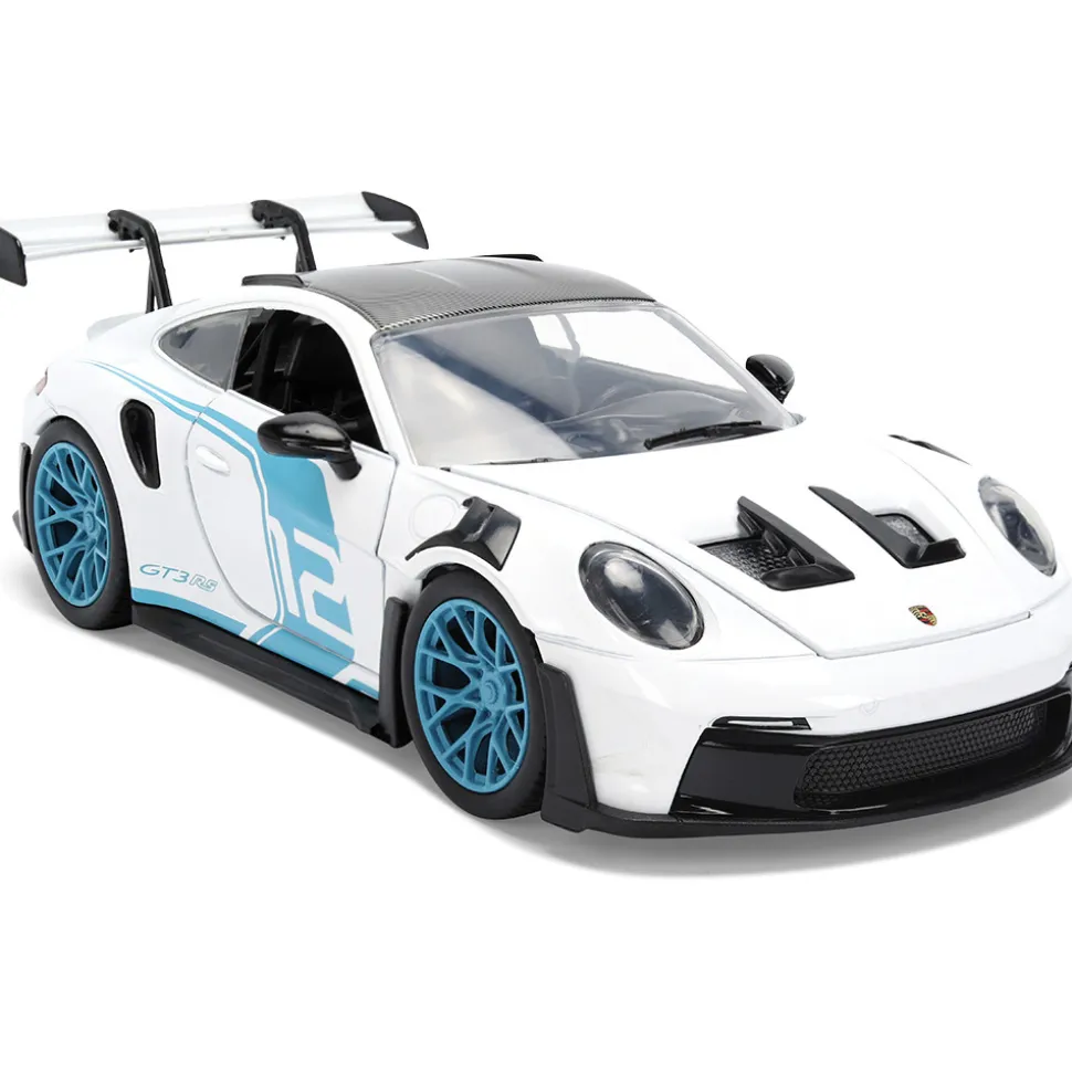 2007 Porsche 911 Turbo 997 - White #12 1:24 Scale Diecast Model Car by Jada Toys