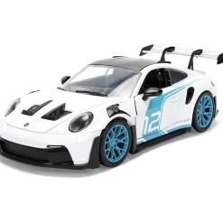 2007 Porsche 911 Turbo 997 - White #12 1:24 Scale Diecast Model Car by Jada Toys
