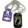 POW*MIA Dog Tag Necklace CK2112 Lightweight Stainless Steel by Ramson's Imports, Inc