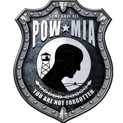 POW MIA Vintage Metal Sign SM440 Heavy gauge American steel by Vintage Sign Co.