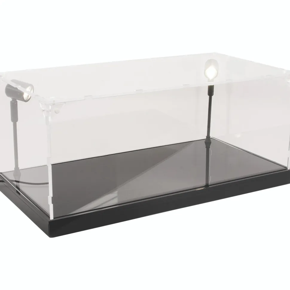 Premium 1:18 Scale Lighted Acrylic Display Case 1:18 Scale Acrylic Display Case by Collector's Showcase