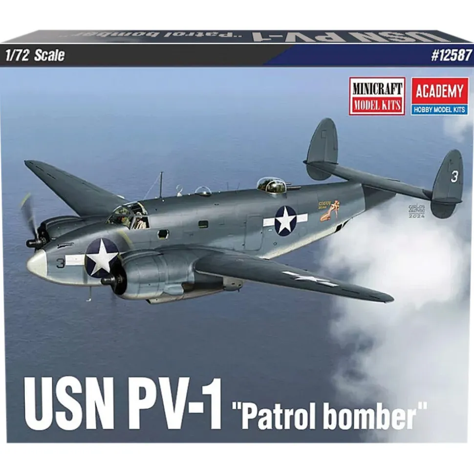 PV-1 Ventura 1/72 Kit Academy (12587) 1:72 Scale Plastic by Academy