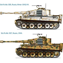 Pz.Kpfw. VI Tiger I Ausf. E 1/35 Kit 1:35 Scale Plastic Model Kit by Italeri