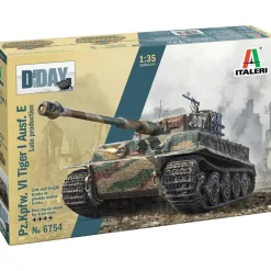 Pz.Kpfw.Vi Tiger I Ausf.E 1/35 Kit 1:35 Scale Plastic Model Kit by Italeri
