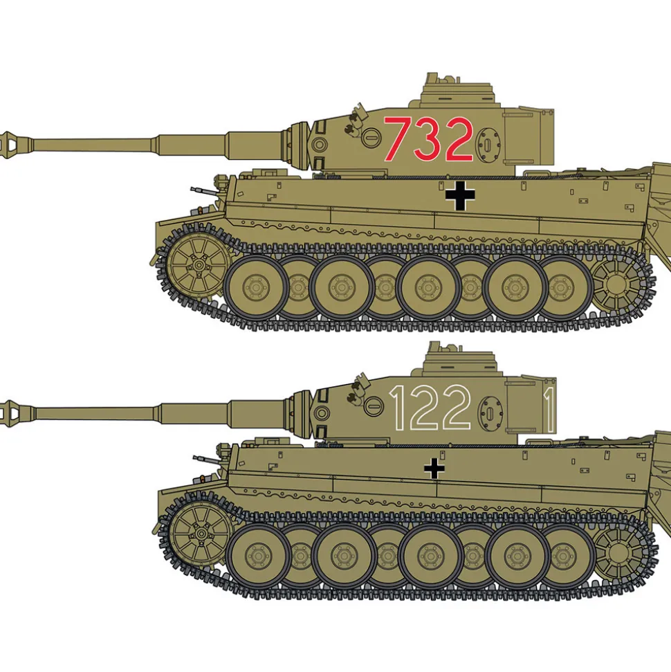 Pz. Kpfw. VI Tiger I Ausf. E 1/35 Kit 1:35 scale Plastic by Italeri