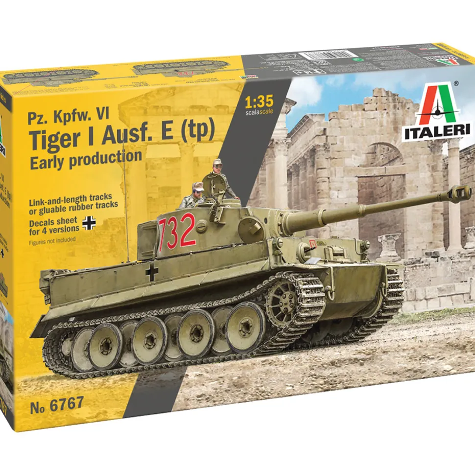 Pz. Kpfw. VI Tiger I Ausf. E 1/35 Kit 1:35 scale Plastic by Italeri