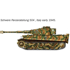 PZ.KPFW. VI TIGER I 1/56 Kit Italeri (25755) 1:56 Scale Plastic by Italeri