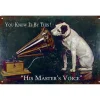 RCA His Masters Voice Dog Reproduction Metal Sign RG392 .010 Aluminum by Reedyville Goods