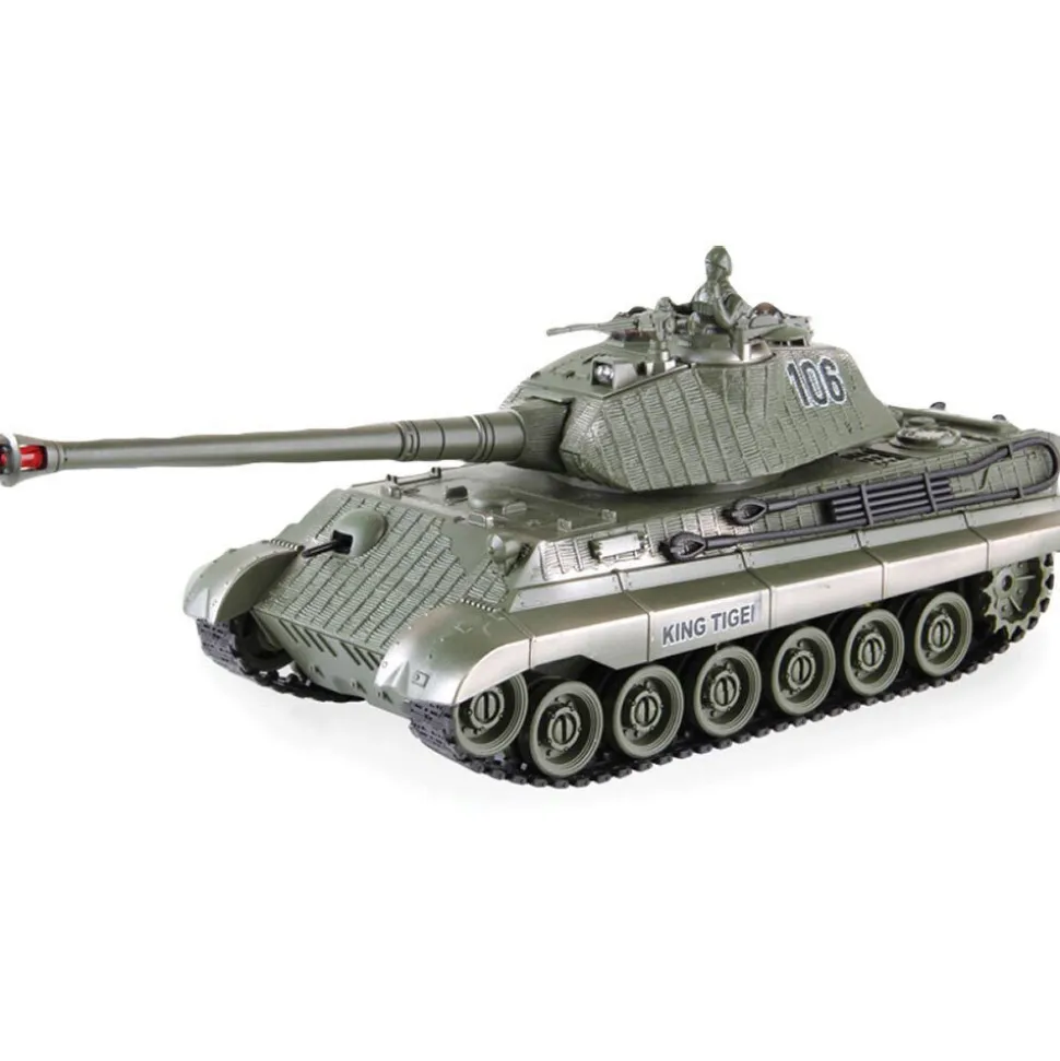 R/C 2.4 Ghz Remote Control King Tiger Infra Red | New Capable 1:28 Scale Remote Control Tank by New Capable