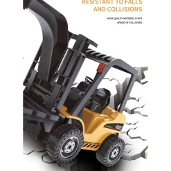 R/C 2.4 Ghz Remote Control 4x4 Fork Lift w/Lights & Sound Remote Control Construction by New Capable