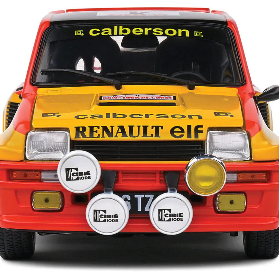 1980 Renault 5 Turbo Yellow #4 Ragnotti/Andrie Tour De Corse 1:18 Scale Diecast Model Car by Solido