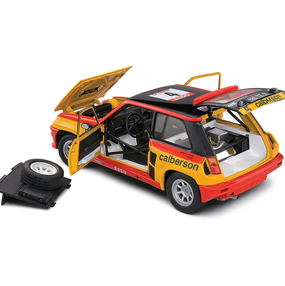 1980 Renault 5 Turbo Yellow #4 Ragnotti/Andrie Tour De Corse 1:18 Scale Diecast Model Car by Solido