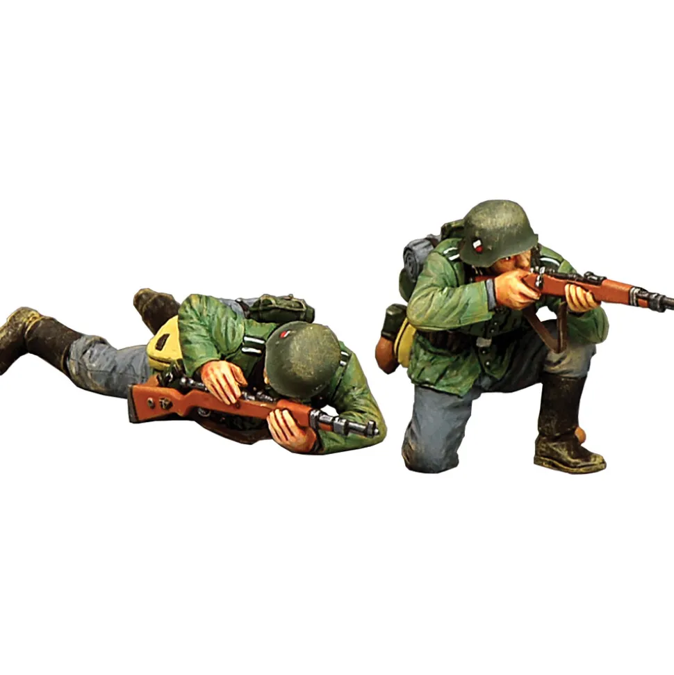 Riflemen In Action 1/30 Figure K&C (WH123) 1:30 scale Metal by King and Country