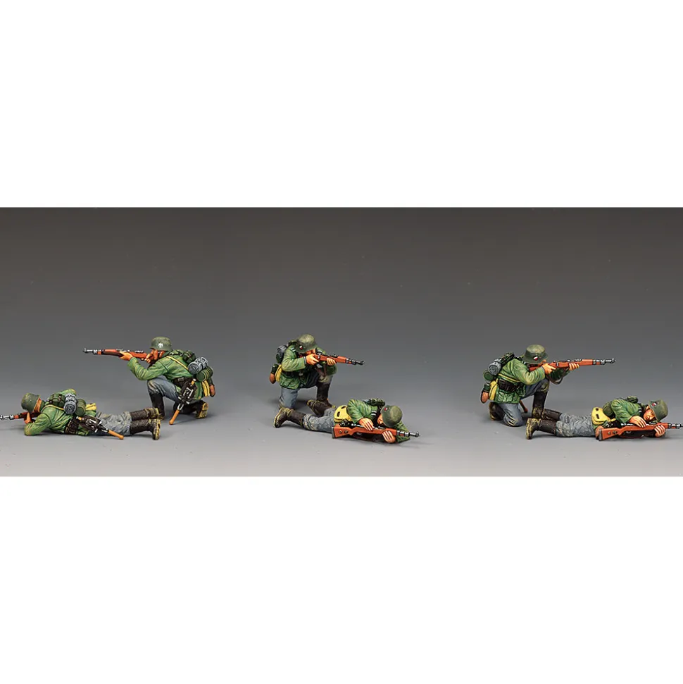 Riflemen In Action 1/30 Figure K&C (WH123) 1:30 scale Metal by King and Country