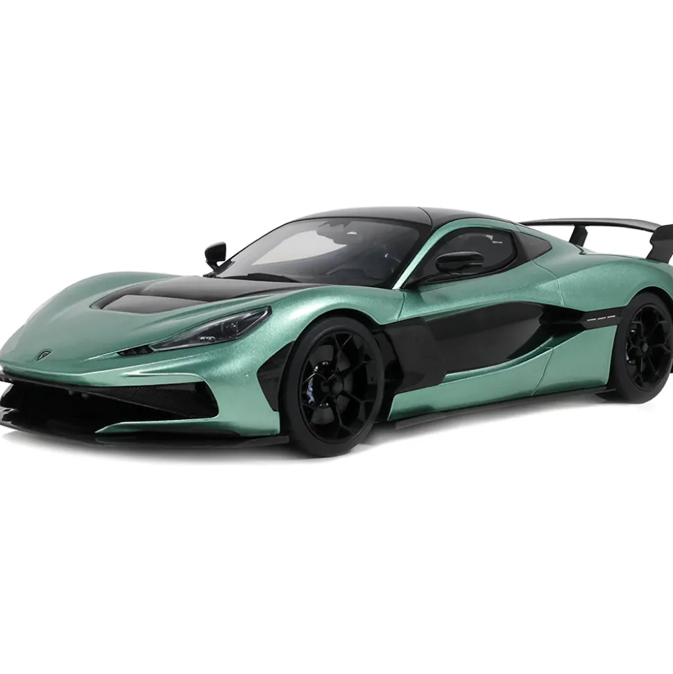 2024 Rimac Nevera R - R-Green 1:18 Scale Cast Resin Model Car by GT Spirit
