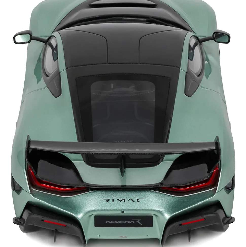 2024 Rimac Nevera R - R-Green 1:18 Scale Cast Resin Model Car by GT Spirit