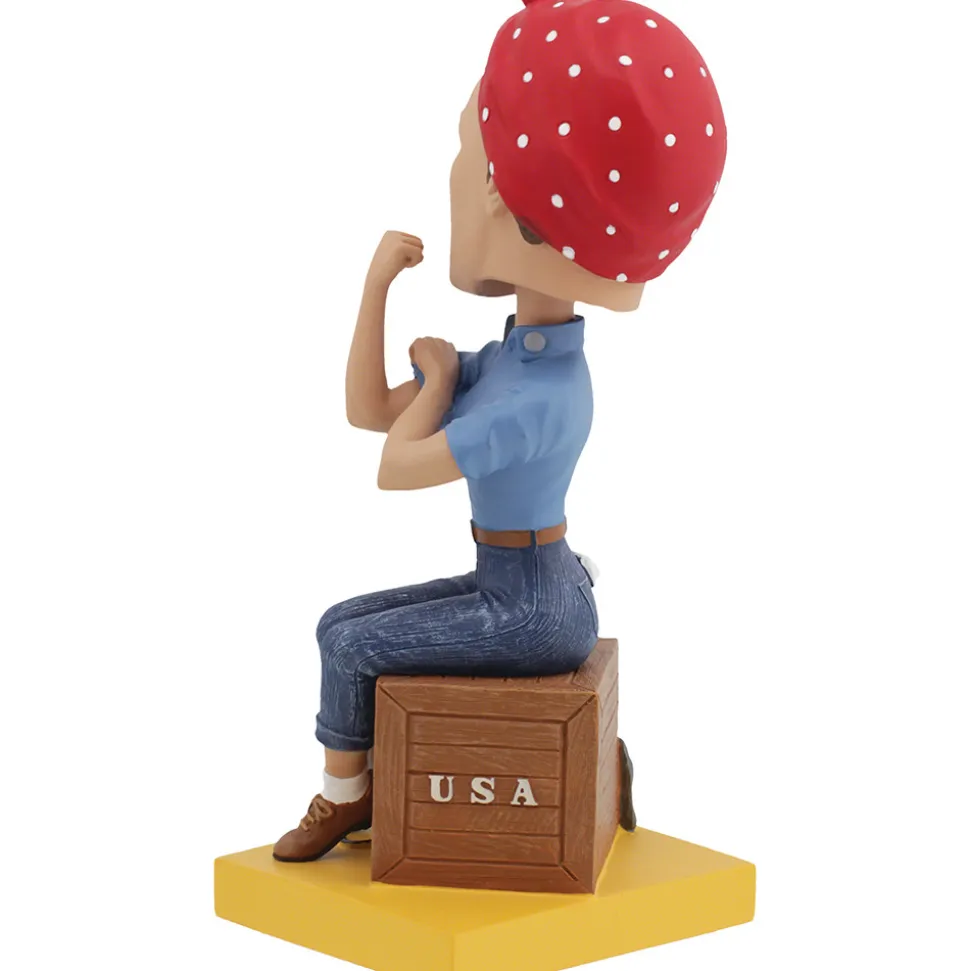 Rosie the Riveter Bobblehead RB10662 heavyweight polyresin by Royal Bobbles