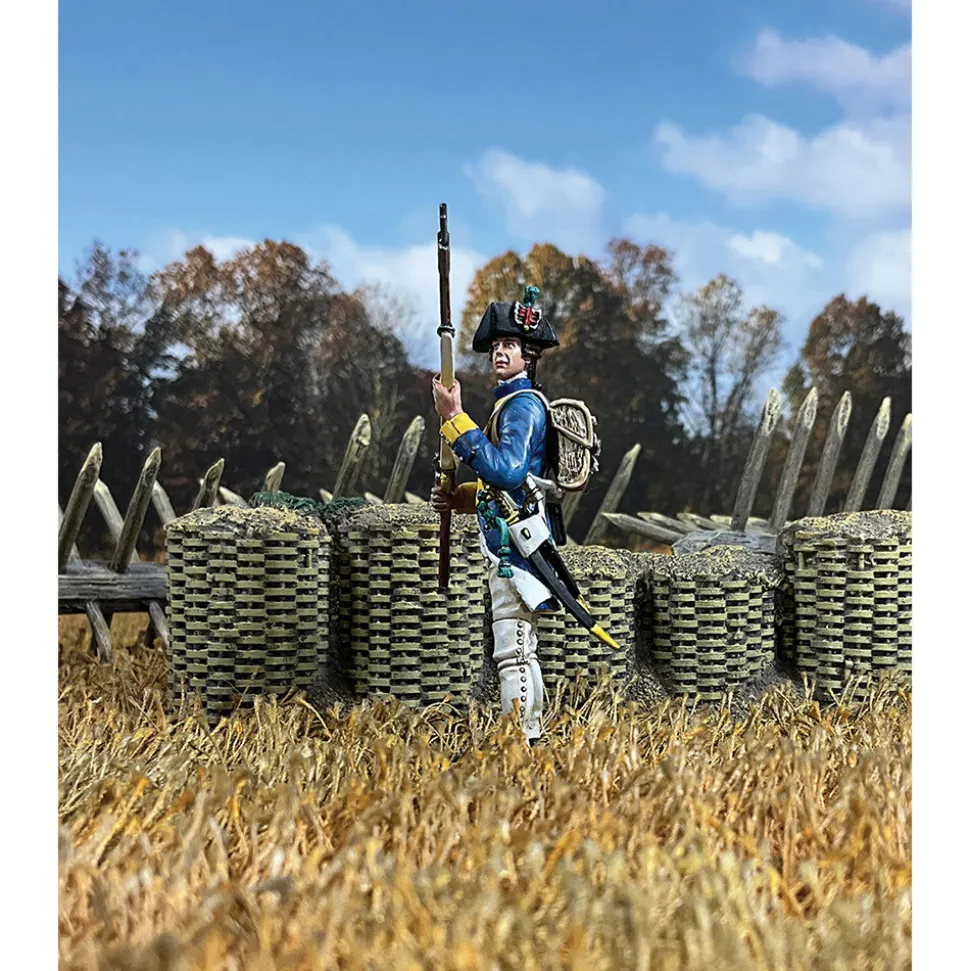 Royal Deux-Ponts Standing Defending 1/30 Figure WILLIAM BRITAIN (16182) 1:30 scale Metal by William Britain