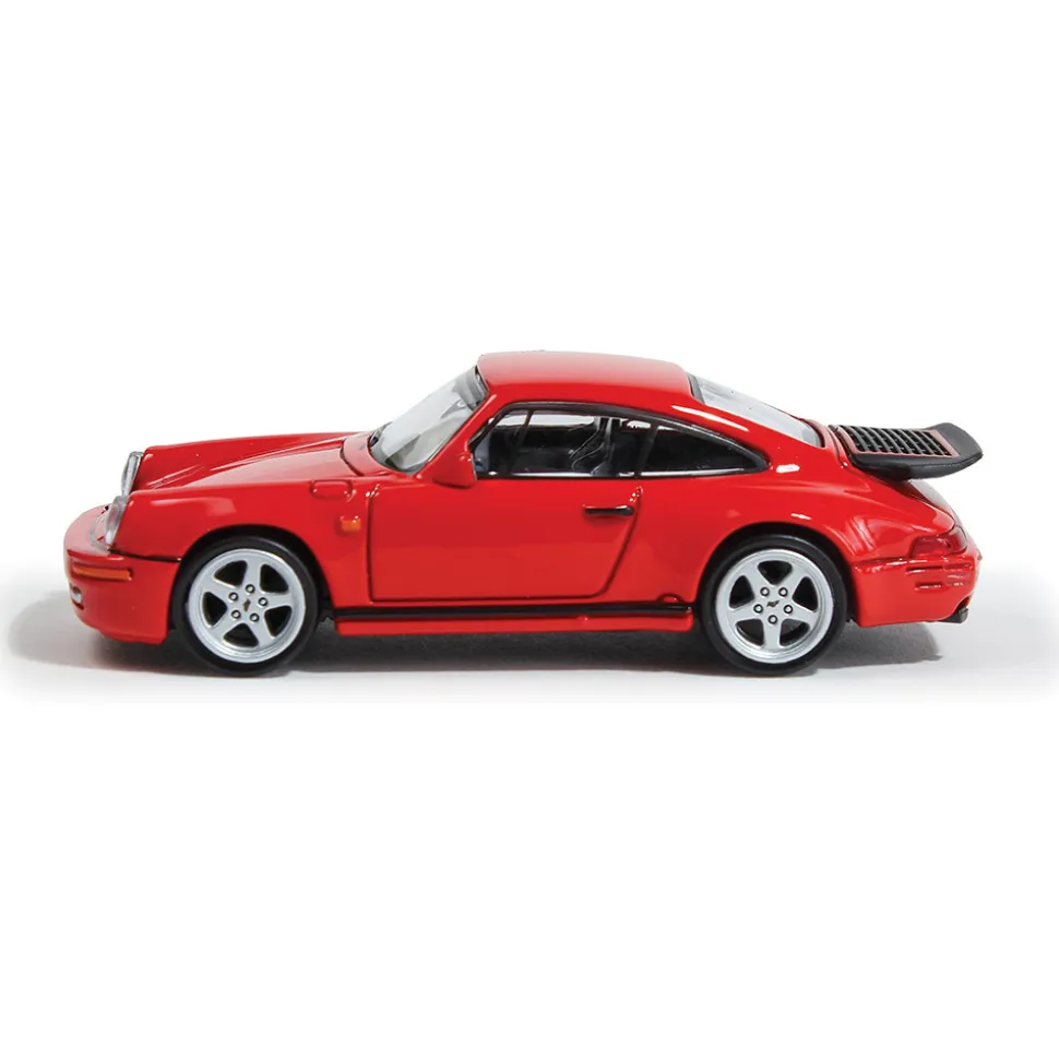 1987 RUF CTR Porsche Yellowbird - Guards Red 1:64 Scale Diecast Model Car by Paragon Models