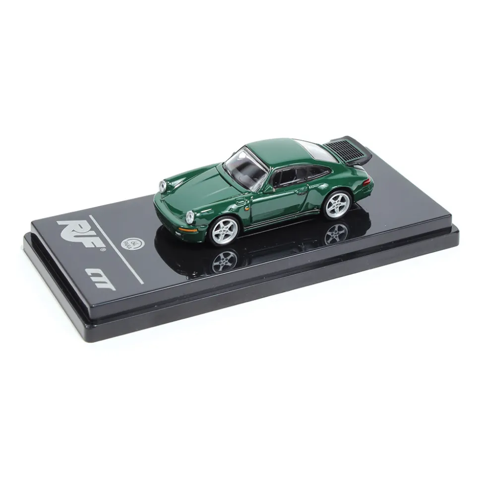 1987 RUF CTR Porsche Yellowbird - Irish Green 1:64 Scale Diecast Model Car by Paragon Models