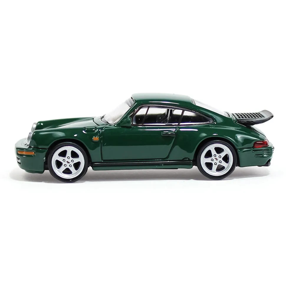 1987 RUF CTR Porsche Yellowbird - Irish Green 1:64 Scale Diecast Model Car by Paragon Models