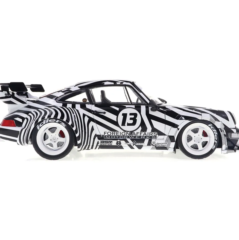 2022 RWB Body kit "The Zebra" - Camouflage 1:18 Scale Diecast Model Car by Solido