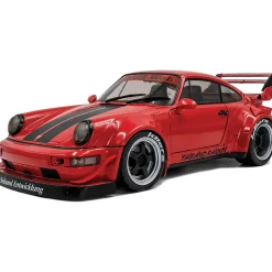 2024 RWB Porsche Bodykit Taikano Kaishin - Red 1:18 Scale Diecast Model Car by Solido