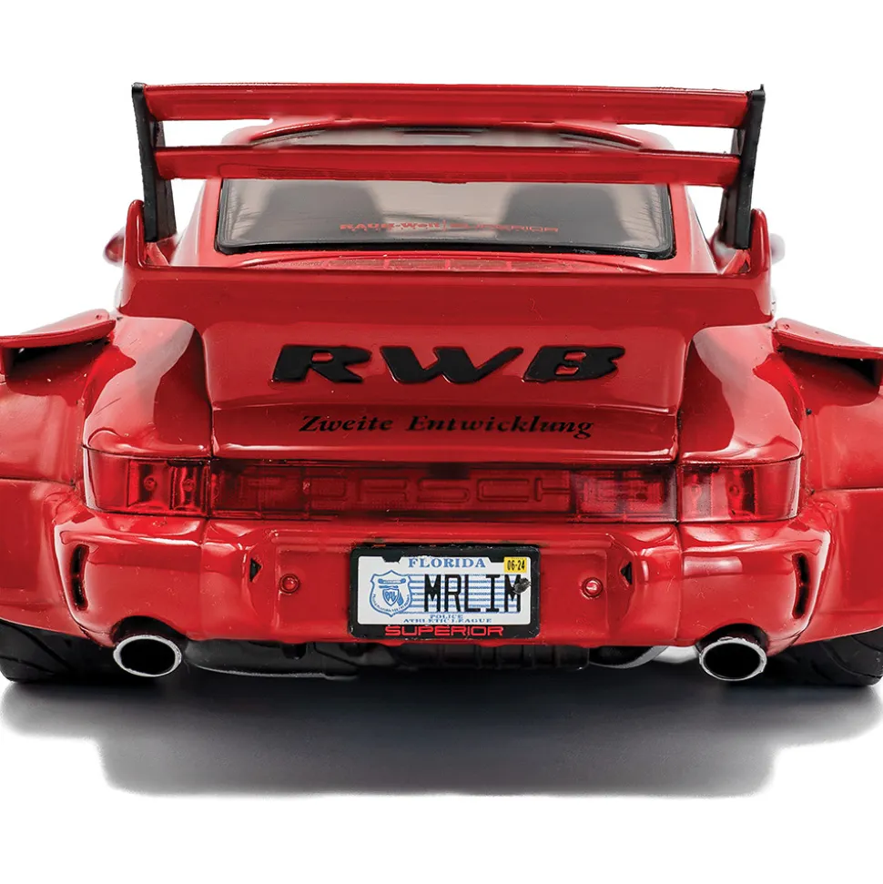 2024 RWB Porsche Bodykit Taikano Kaishin - Red 1:18 Scale Diecast Model Car by Solido