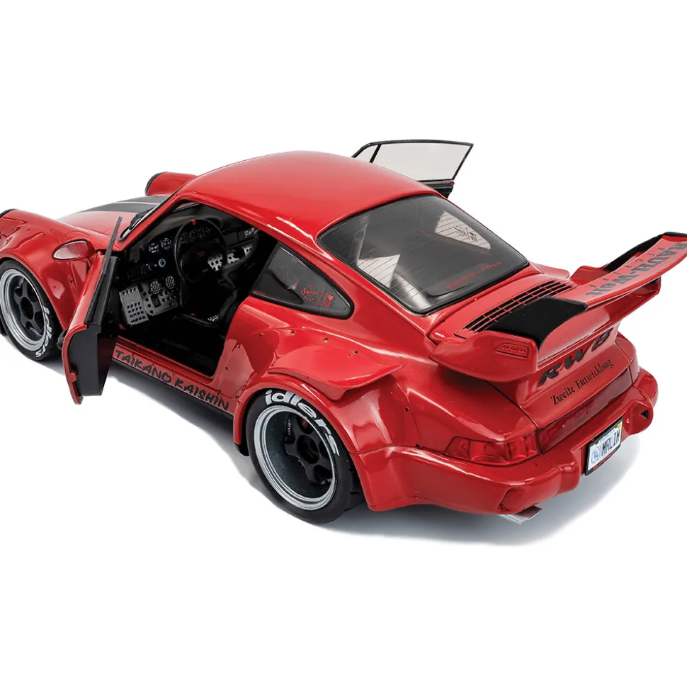 2024 RWB Porsche Bodykit Taikano Kaishin - Red 1:18 Scale Diecast Model Car by Solido