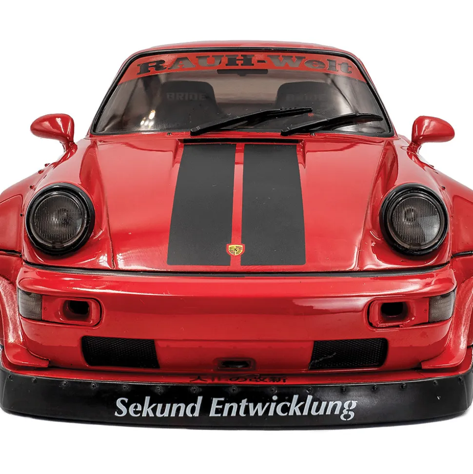2024 RWB Porsche Bodykit Taikano Kaishin - Red 1:18 Scale Diecast Model Car by Solido