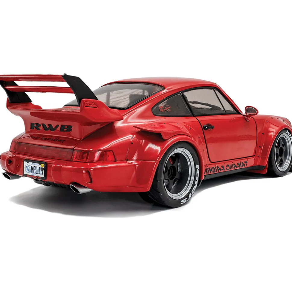 2024 RWB Porsche Bodykit Taikano Kaishin - Red 1:18 Scale Diecast Model Car by Solido