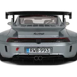 2024 RWB Porsche Yuiitsumuni - Silver 1:18 Scale Cast Resin Model Car by GT Spirit