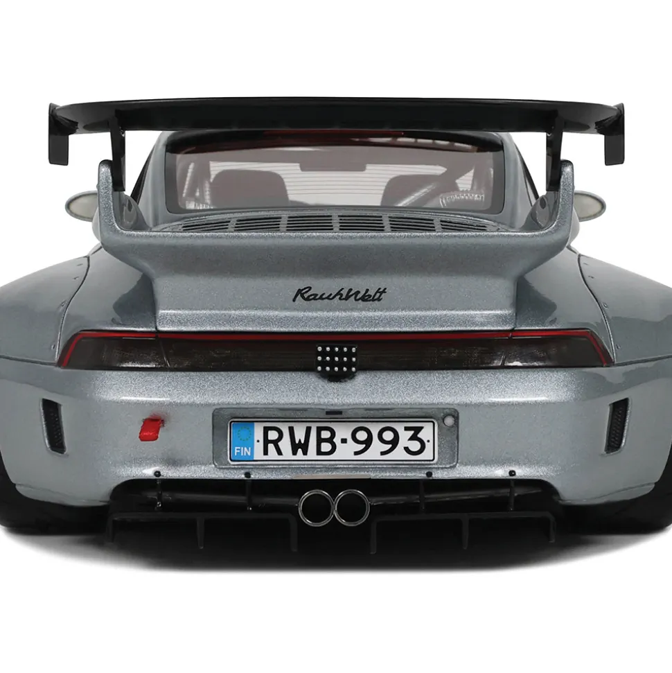 2024 RWB Porsche Yuiitsumuni - Silver 1:18 Scale Cast Resin Model Car by GT Spirit