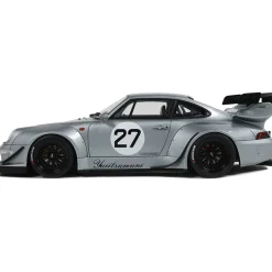 2024 RWB Porsche Yuiitsumuni - Silver 1:18 Scale Cast Resin Model Car by GT Spirit