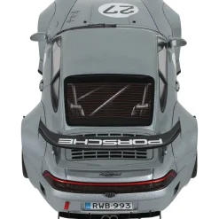 2024 RWB Porsche Yuiitsumuni - Silver 1:18 Scale Cast Resin Model Car by GT Spirit
