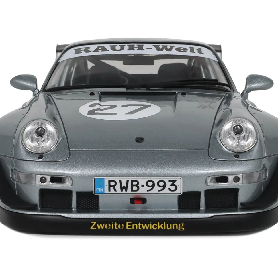 2024 RWB Porsche Yuiitsumuni - Silver 1:18 Scale Cast Resin Model Car by GT Spirit