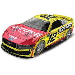 2025 Ryan Blaney Ford Mustang - Menards - Chrome NASCAR Diecast 1:24 Scale Diecast Model Car by Lionel Racing