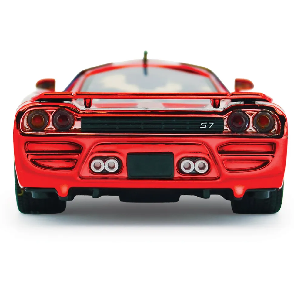 Saleen S7 Mirror Finish Red - That's a Wrap 1:24 Scale Diecast Model Car by Motormax